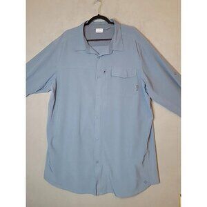 Columbia Men's Omni Shield Advanced Repellency Long Sleeve Fishing Shirt Sz XXL